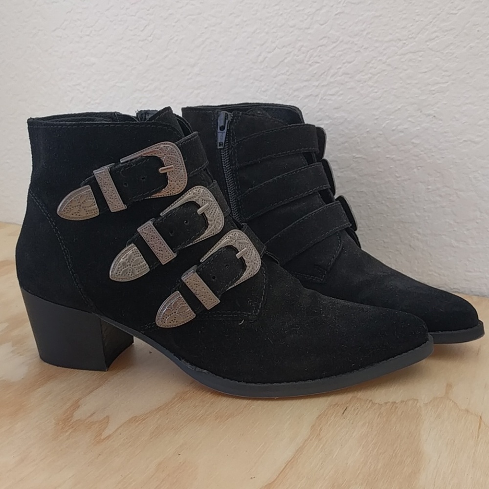 Asos buckle boots